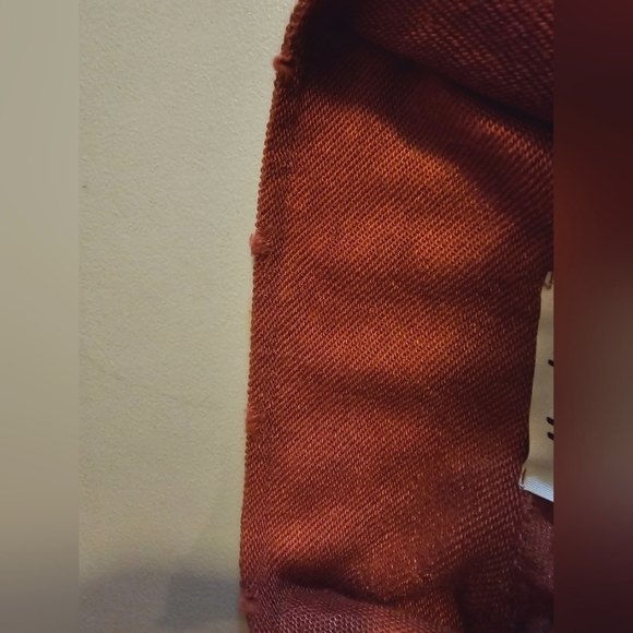 PLUS MARSALA QUILTED KNIT OVERSIZED DOWN SHACKET - Picture 4 of 5